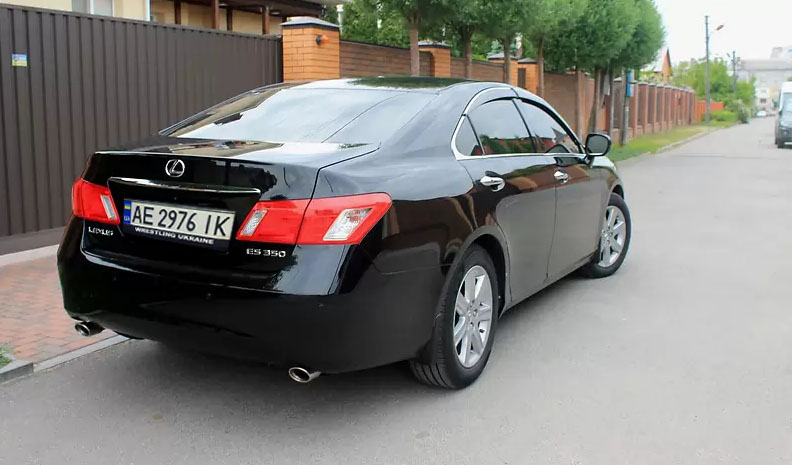 Lexus ES 350 черн. 350 грн/час
